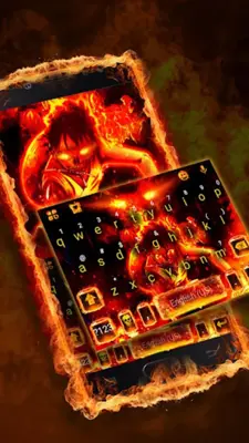 Flaming Fire Battle Theme android App screenshot 3